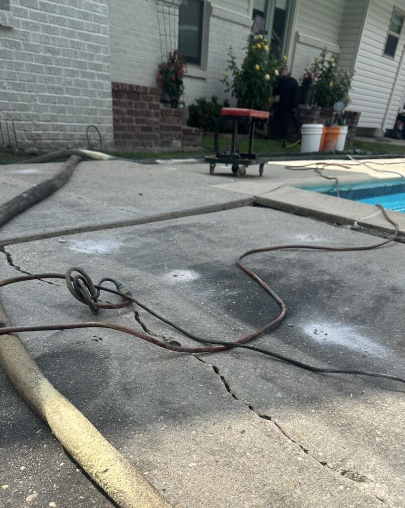 Why is your driveway lifting up? 1 fast concrete pool deck repair in baton rouge 1